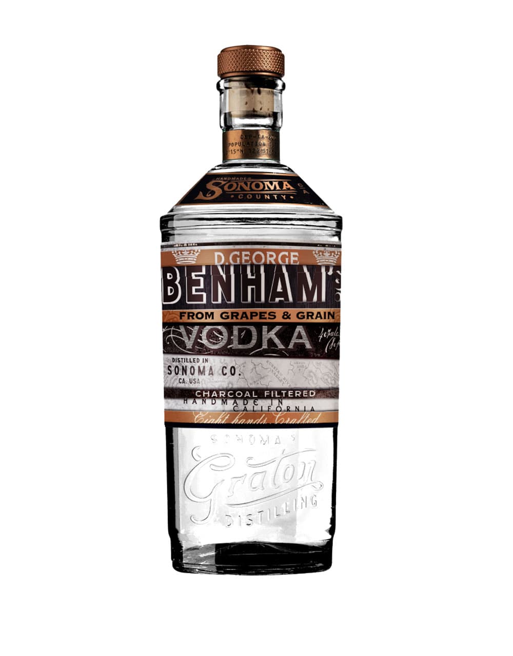 D George Benhams Charcoal Filtered Vodka