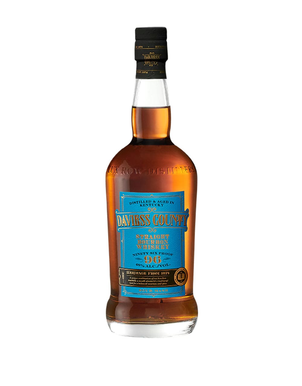 Daviess County sour mash 96 proof Kentucky Straight Bourbon Whiskey