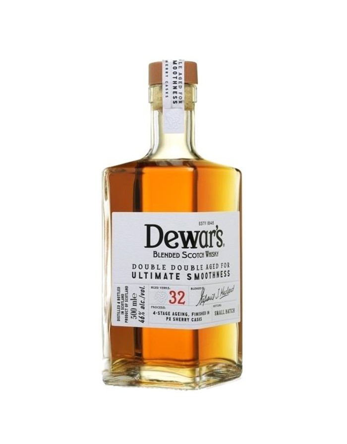 Dewars Blended Scotch Double Double Aged Ultimate Smoothness Small Batch 32 year 375ml