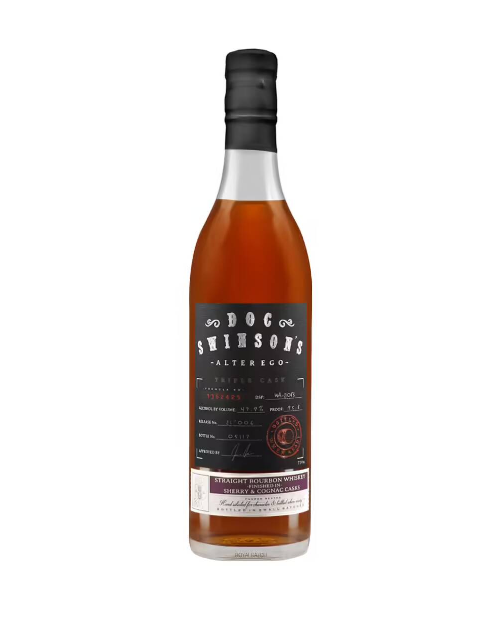 DOC SWINSONS Alter ego Triple Cask Straight Bourbon Whiskey