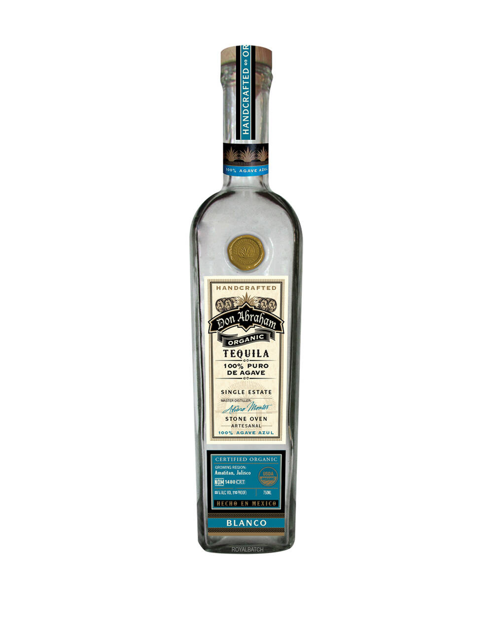 Don Abraham Organic Single Estate 110 Proof Blanco Tequila