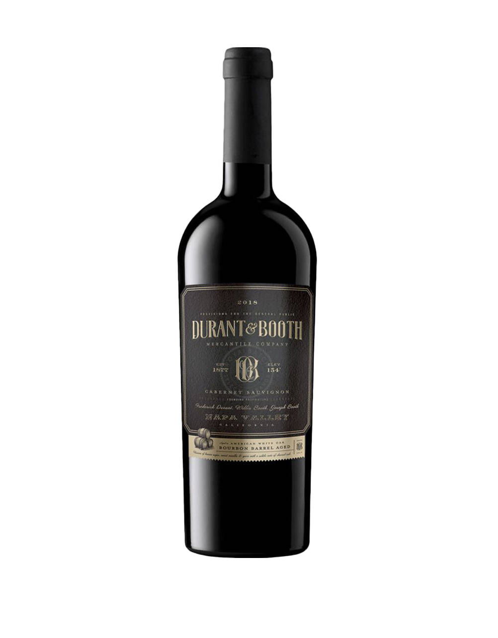 Durant and Booth Cabernet Sauvignon Napa Valley Wine 2020