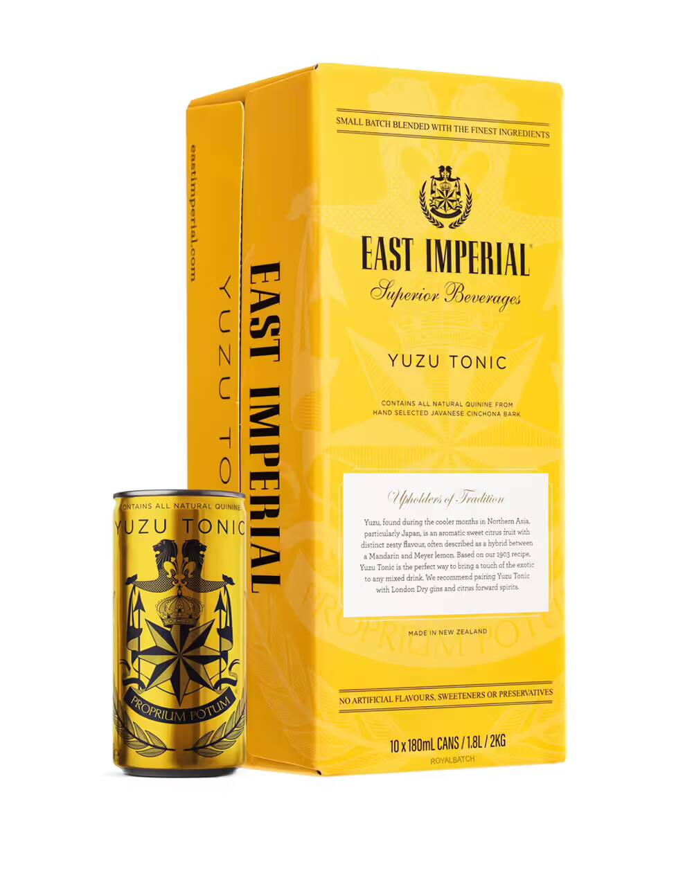 East Imperial Superior Beverages Yuzu Tonic (10 PACK) 6.1 FL OZ CANS