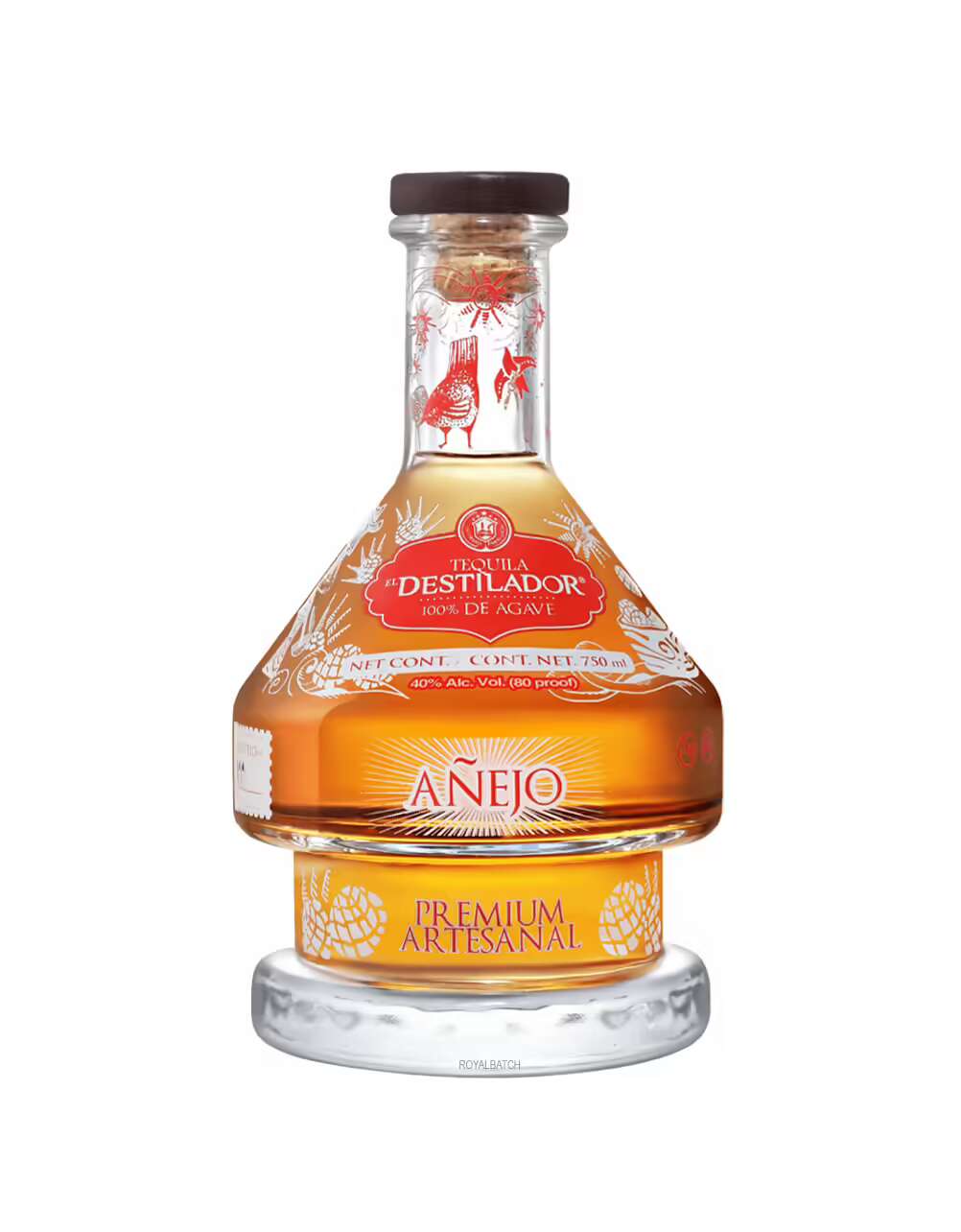 El Destilador Premium Artesanal Anejo Tequila