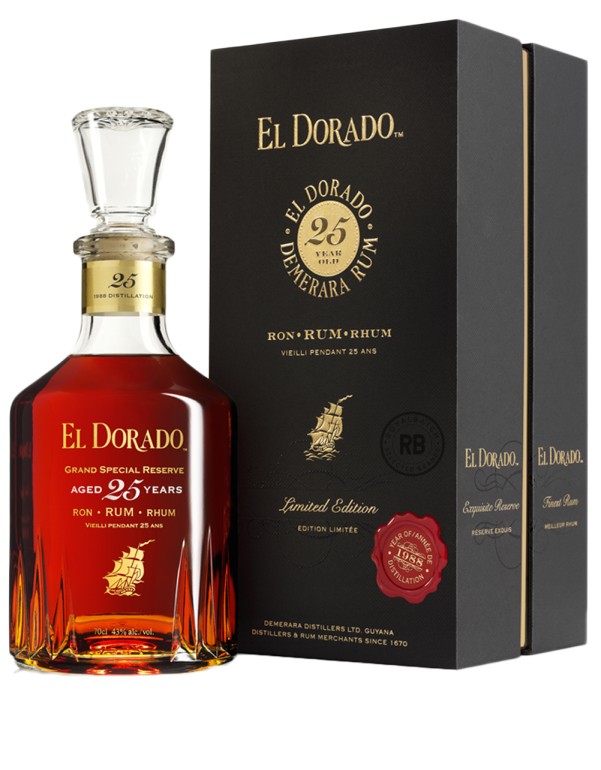 El Dorado 25 Year Old Limited Edition Guyana Rum