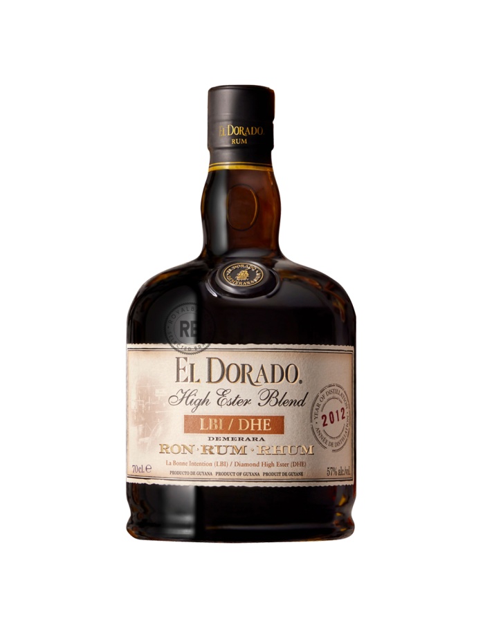 El Dorado High Ester Blend LBI DHE Demerara Ron Rum 2012