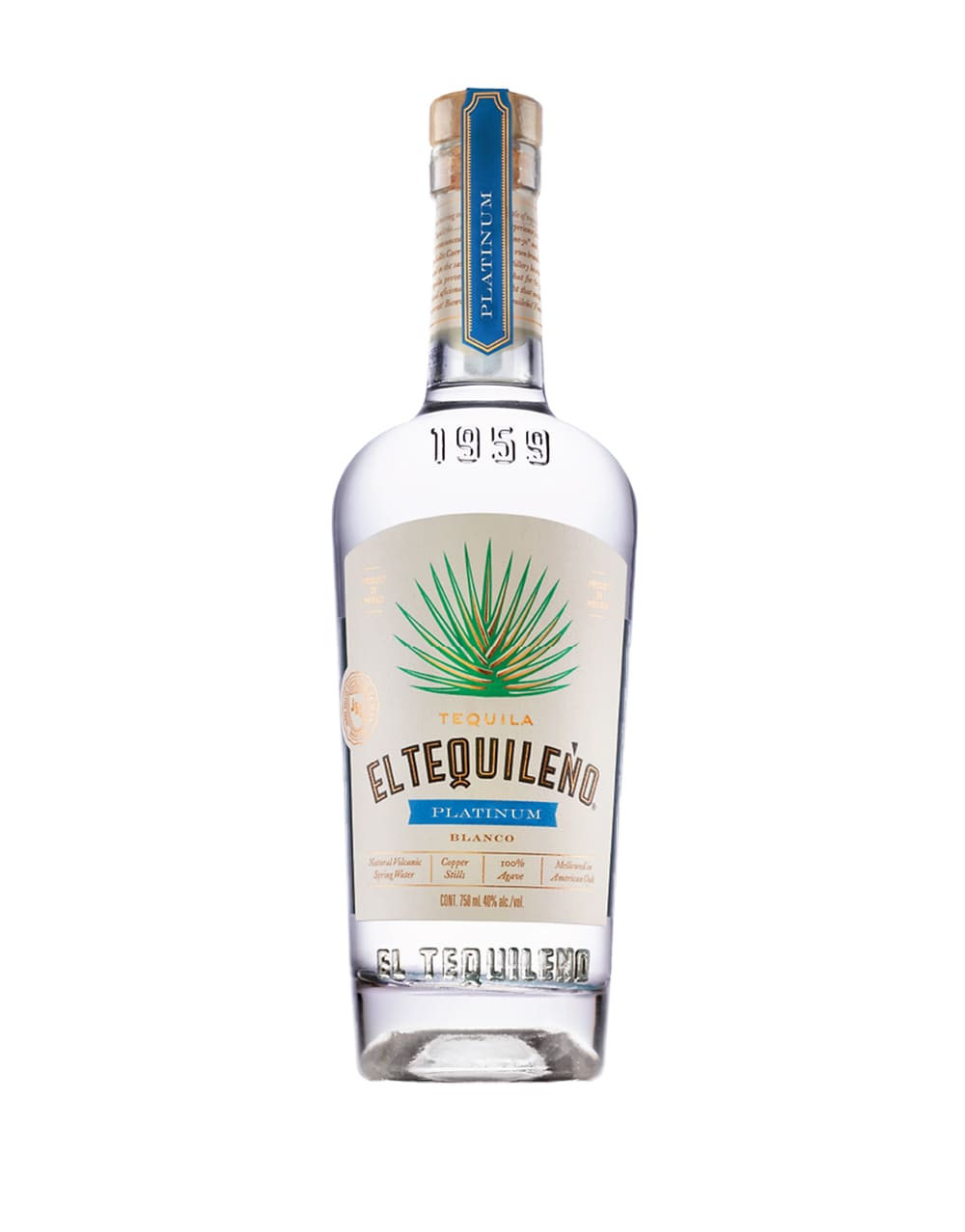 El Tequileno Platinum Tequila