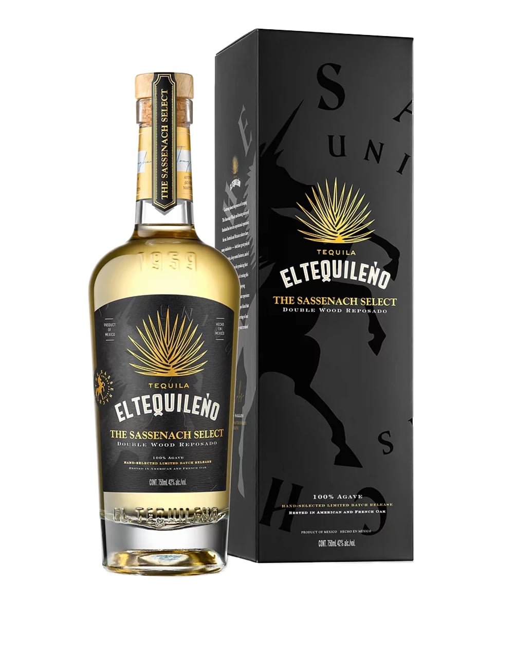 EL TEQUILENO THE SASSENACH SELECT DOUBLE WOOD REPOSADO TEQUILA