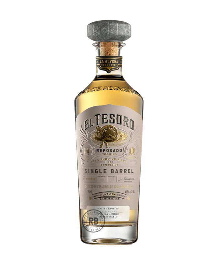 El Tesoro Single Barrel Hombre Barrel Select Reposado Tequila