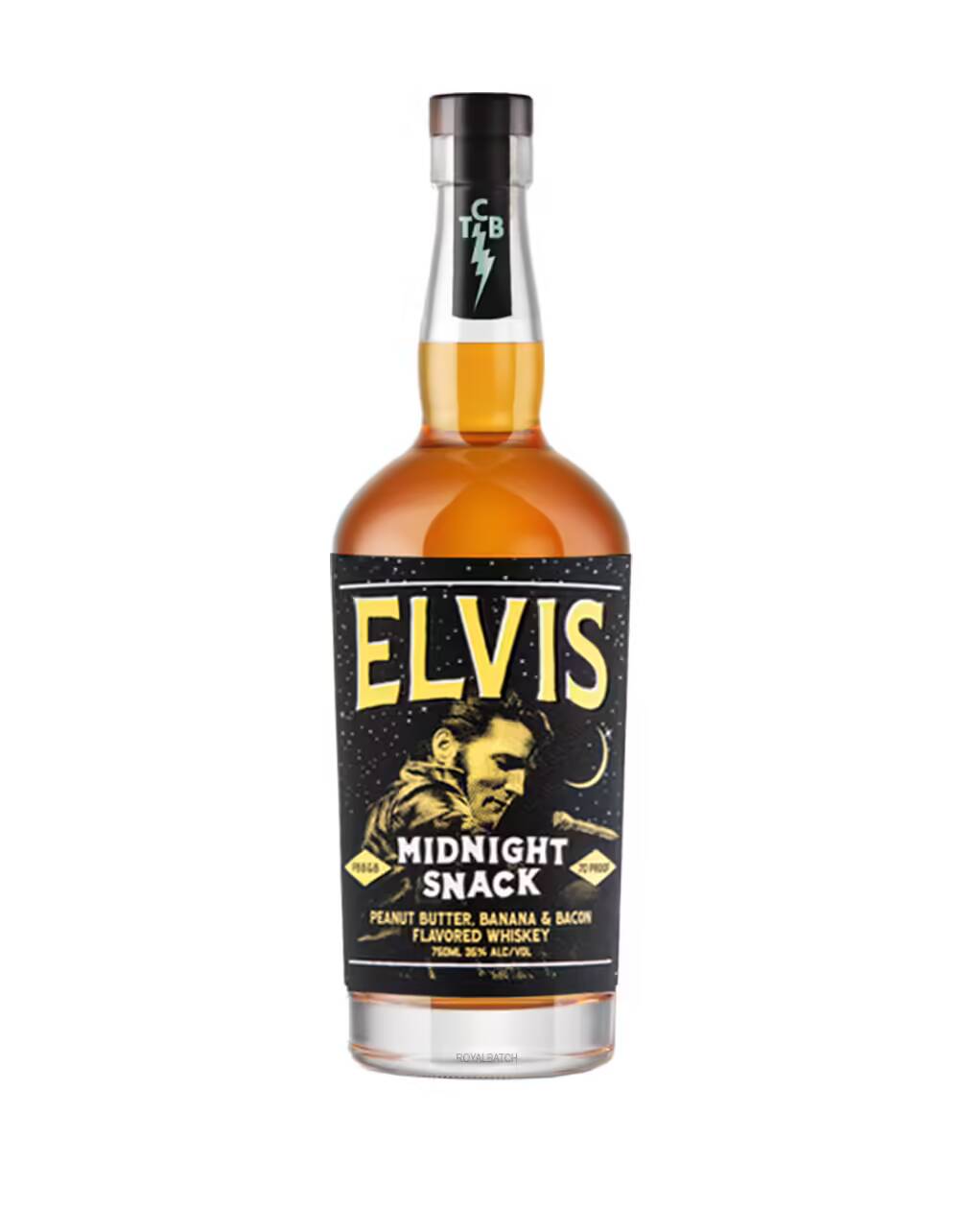 Elvis Midnight Snack Peanut Butter Banana and Bacon Flavored Whiskey