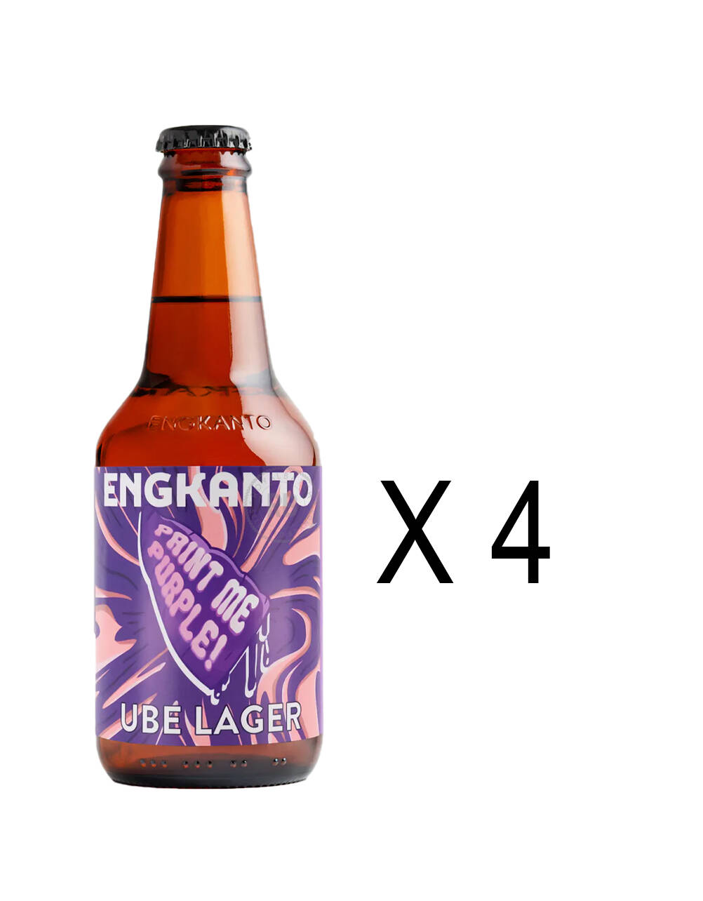 Engkanto Paint Me Purple Ube Lager (4 Pack) x 330ml