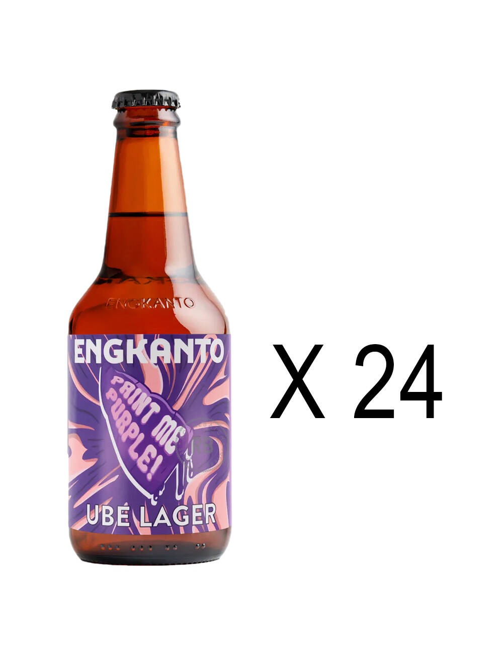 Engkanto Paint Me Purple Ube Lager (24 Pack) x 330ml