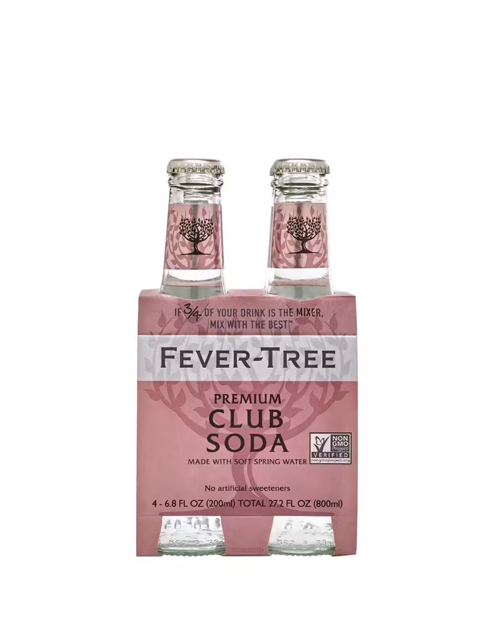 Fever Tree Club Soda (4 Pack) 200ml