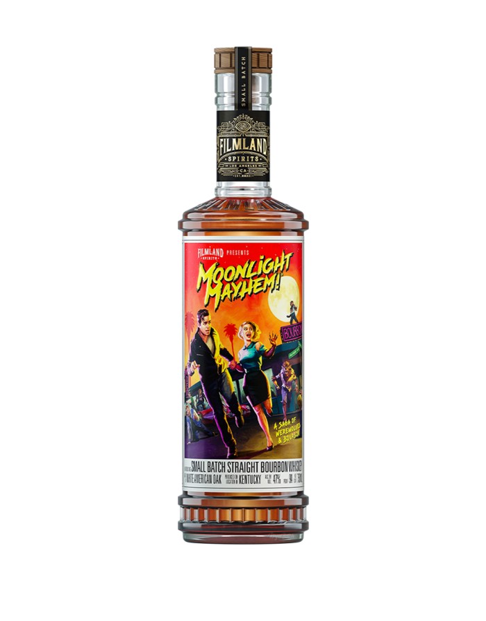 Filmland Spirits Moonlight Mayhem Small Batch Straight Bourbon Whiskey