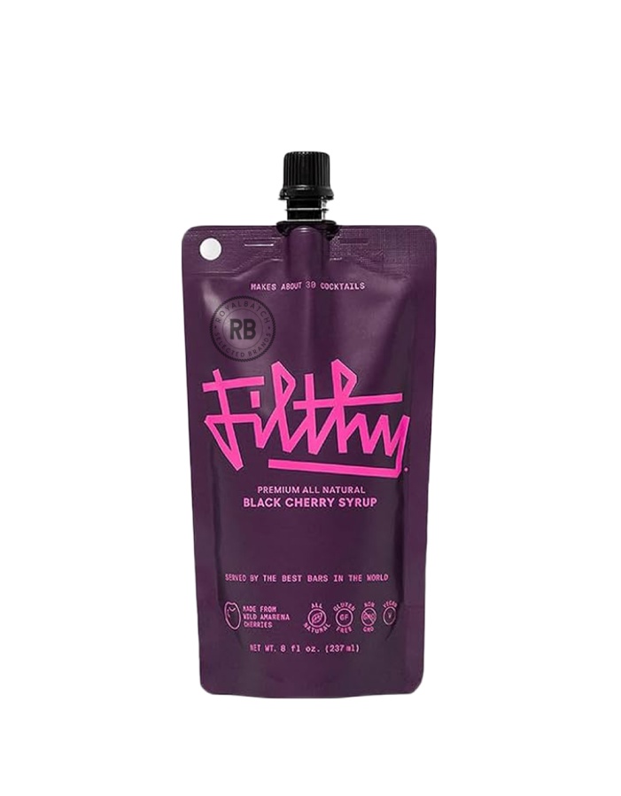 Filthy Black Cherry Syrup Cocktail Mixer 237 ml