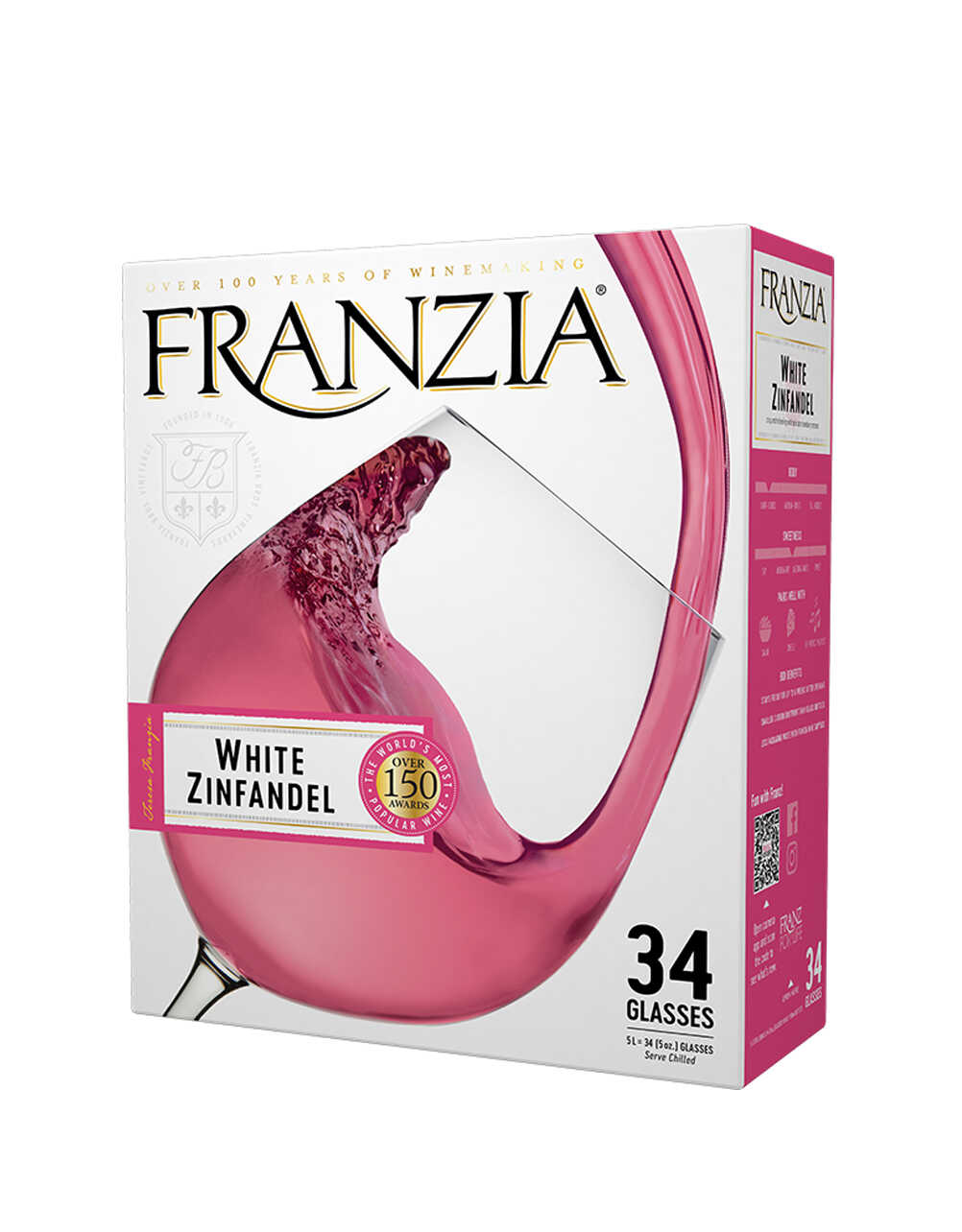 Franzia White Zinfandel Rose Wine 5L