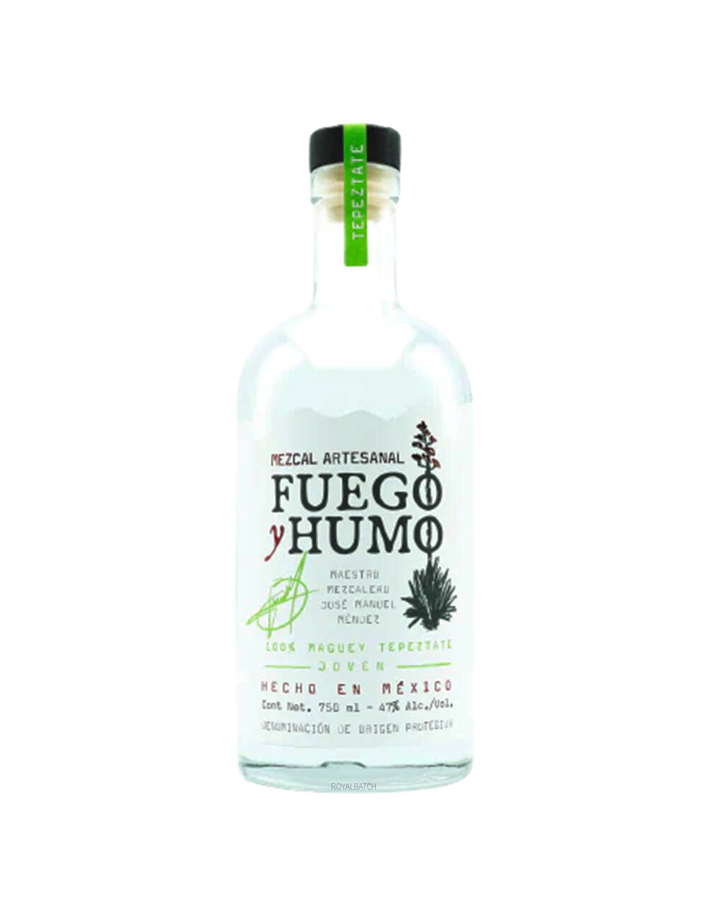 Fuego y Humo Maguey Tepeztate Joven Mezcal