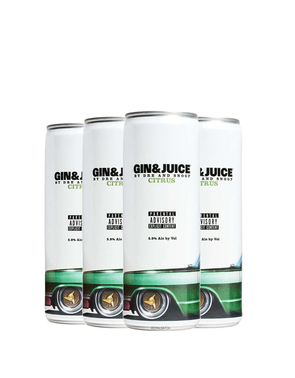 Gin and Juice Citrus by Dre and Snoop 4 Pack of 355ml