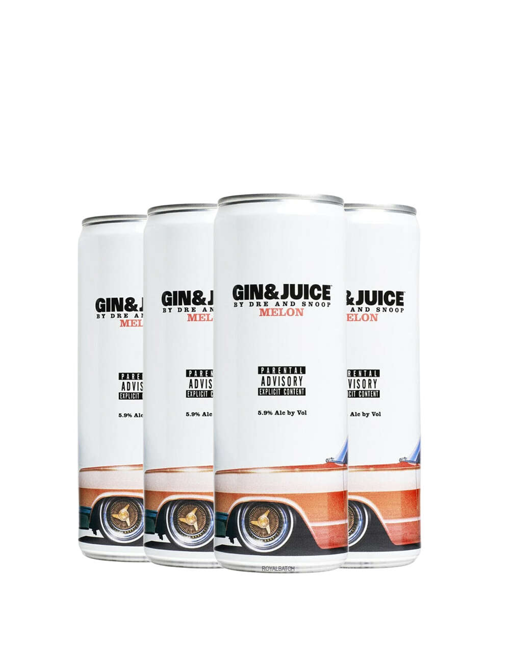 Gin and Juice Melon by Dre and Snoop 4 Pack of 355ml