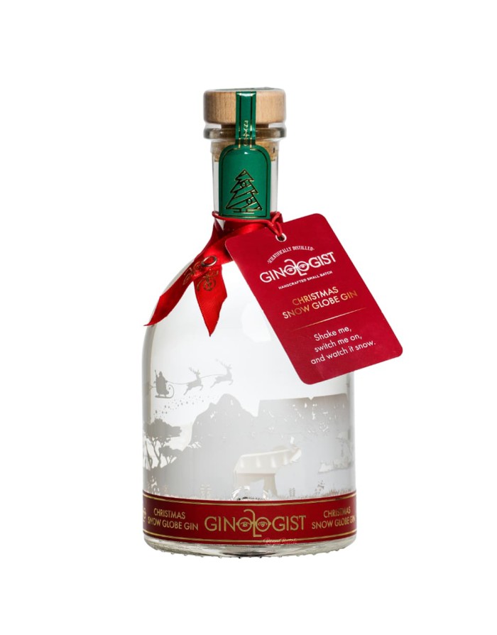 Ginologist Small Batch Christmas Snow Globe Gin