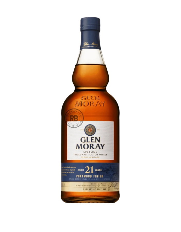 Glen Moray Portwood Finish 21 Year Old Elgin Heritage Scotch Whisky