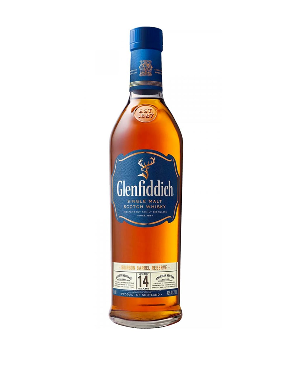 Glenfiddich Bourbon Barrel Reserve 14 Year Old Single Malt Scotch Whisky