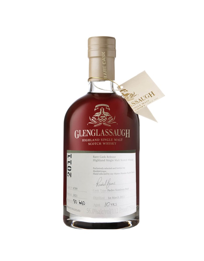 Glenglassaugh Highland Single Malt Scotch Rare Cask Release 112 Proof 10 year old Whisky