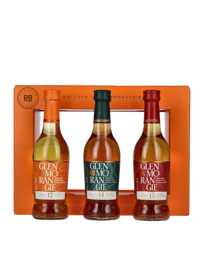 Glenmorangie Single Malt Scotch Whisky Tasting Set 3 x 100ml