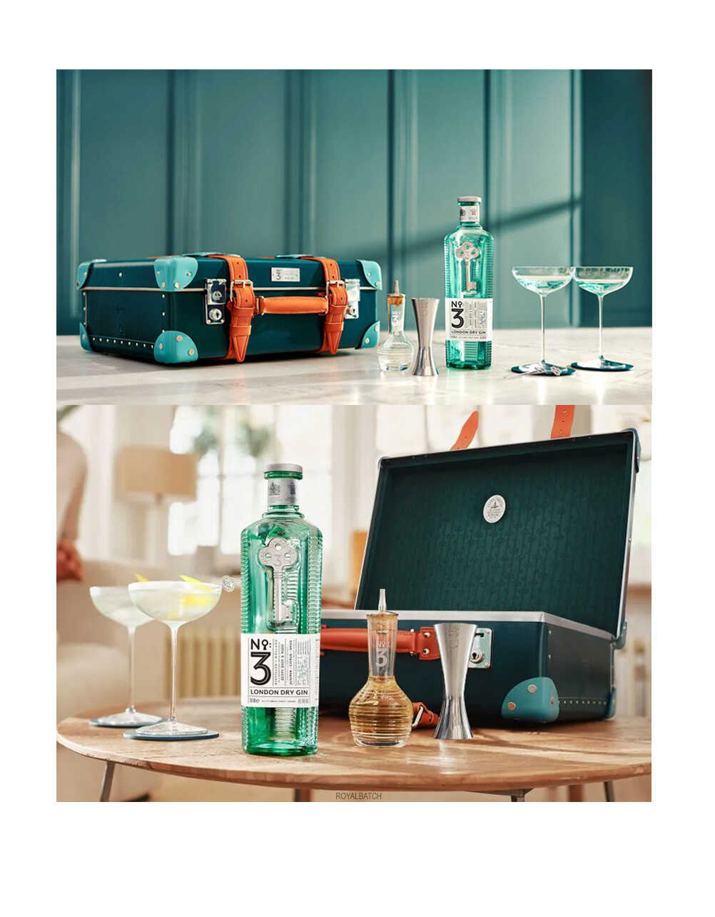 Globe Trotter X No.3 London Dry Gin Unrivalled Martini Case