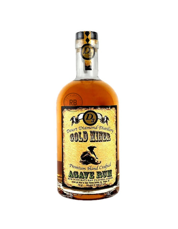 Gold Miner Desert Diamond Distillery Agave Rum