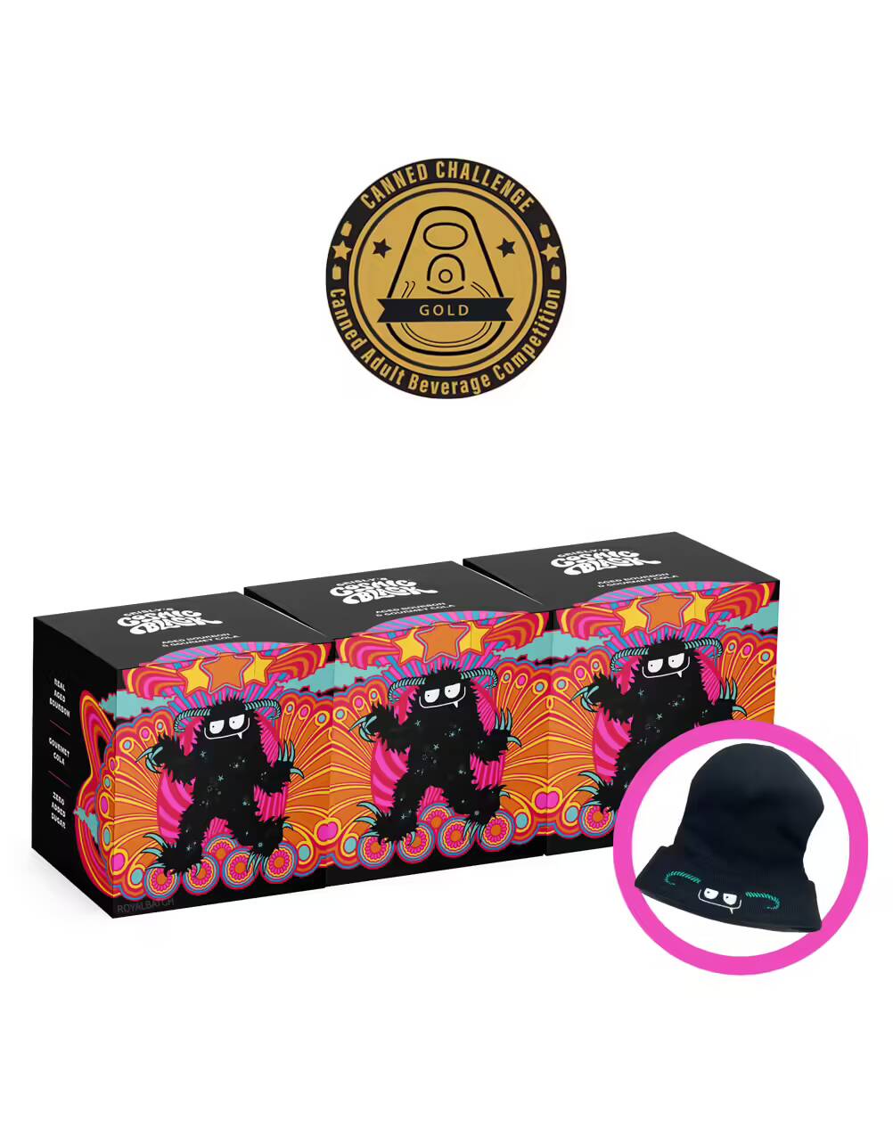 GRISLY'S COSMIC BLACK (BONUS BEANIE 12-PACK)