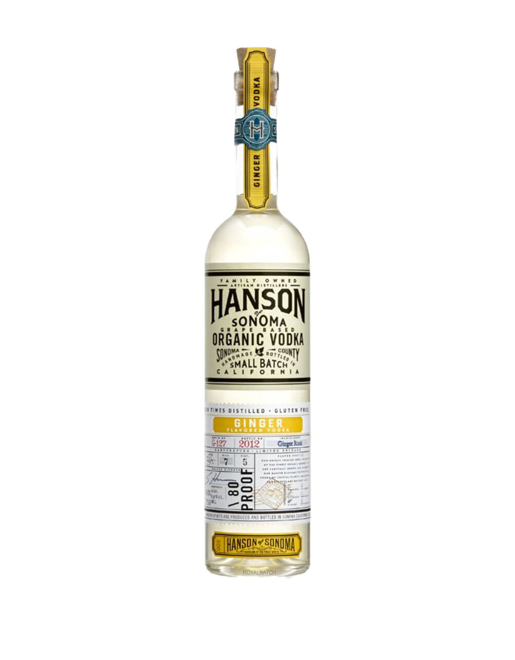 Hanson of Sonoma Organic Ginger Vodka