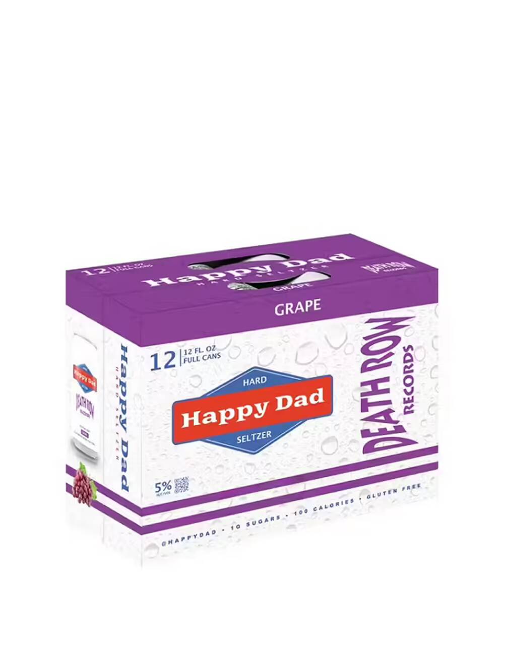 Happy Dad Death Row Records Grape Hard Seltzer (12 Pack) 355ml