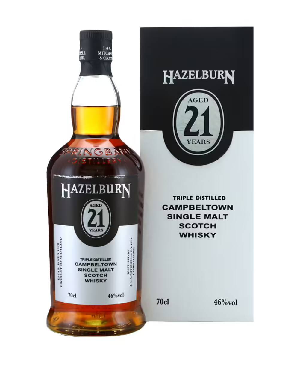 Hazelburn Triple Distilled 21 Year Scotch Whisky