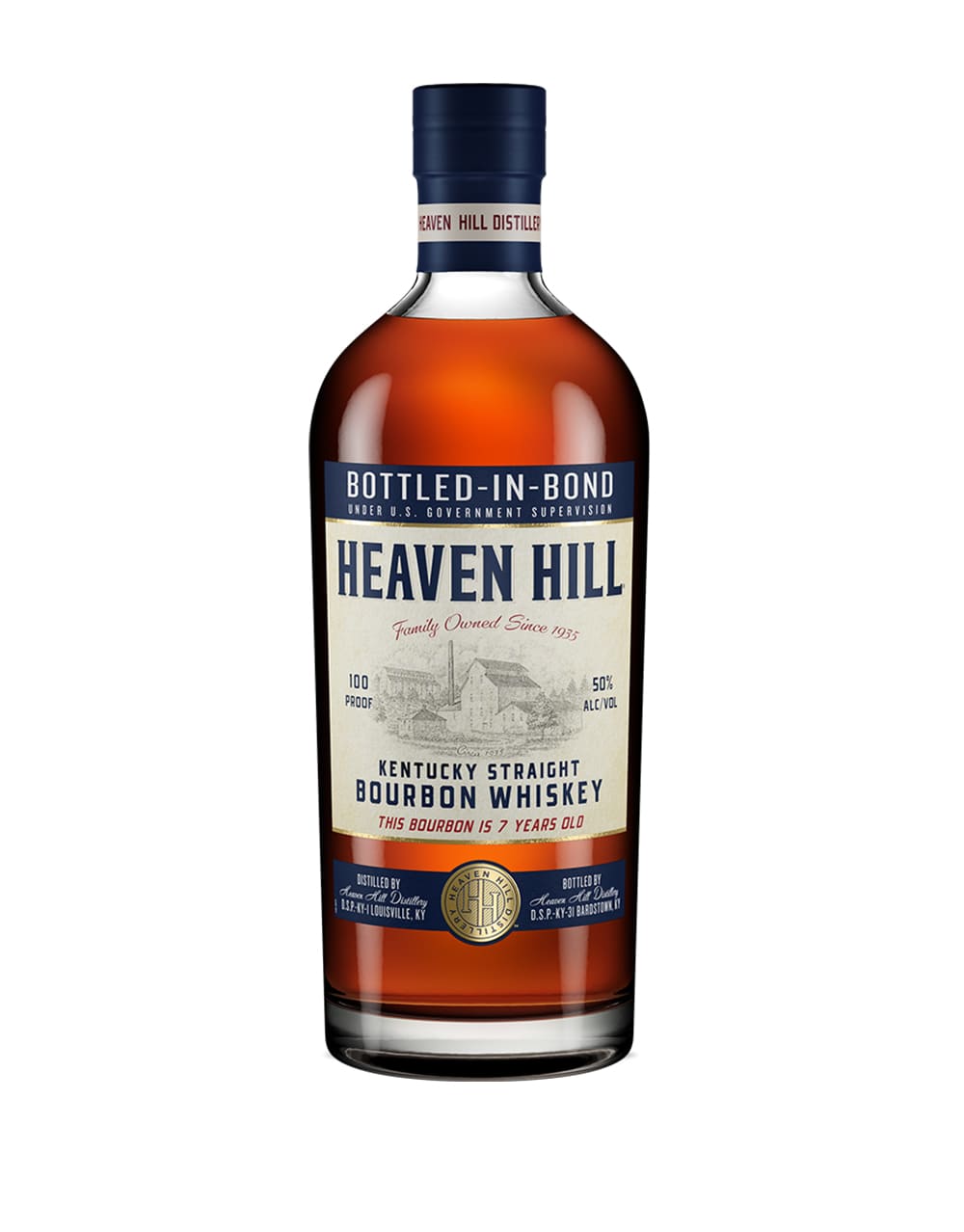 Heaven Hill 7 Year Old Bottled in Bond Kentucky Straight Bourbon Whiskey