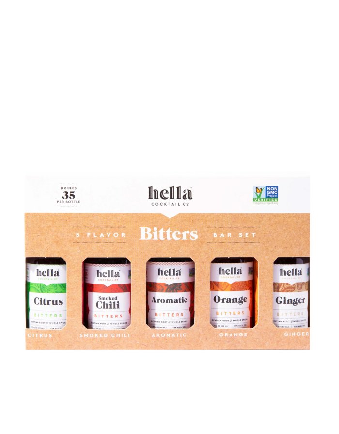 Hella Cocktail Bitters miniatures set (5 flavors) 50 ml Bitters