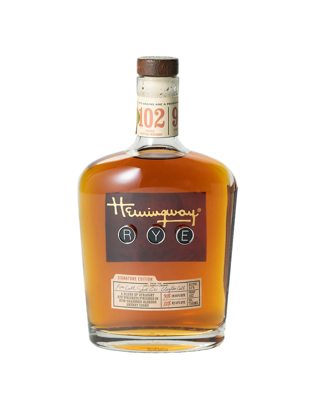 Hemingway Signature Edition Rye Whiskey