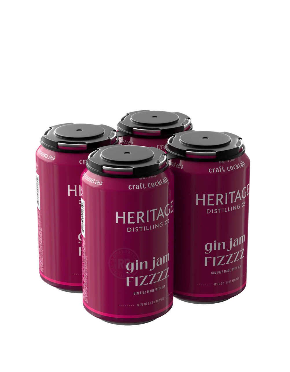 Heritage Distilling Co Gin Jam Fizzzz (4 Pack) x 12oz