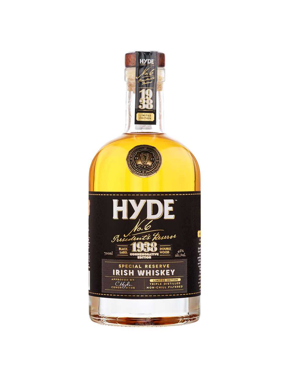Hyde No. 6 Presidents Reserve Irish Whiskey