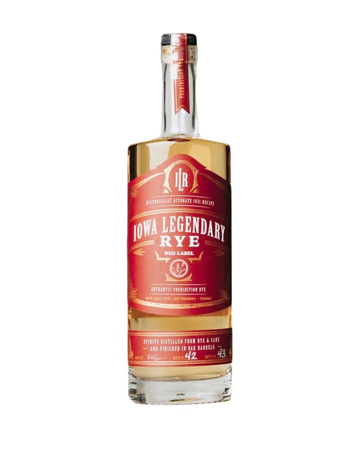 Iowa Legendary Rye Red Label