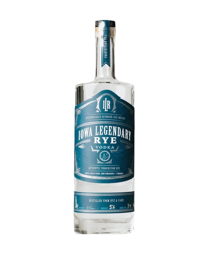 Iowa Legendary Straight Rye Vodka