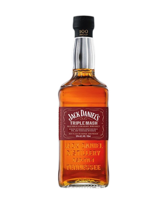 Jack Daniels Triple Mash Blended Straight Whiskey Bottled in Bond 100 Proof Tennessee Whiskey