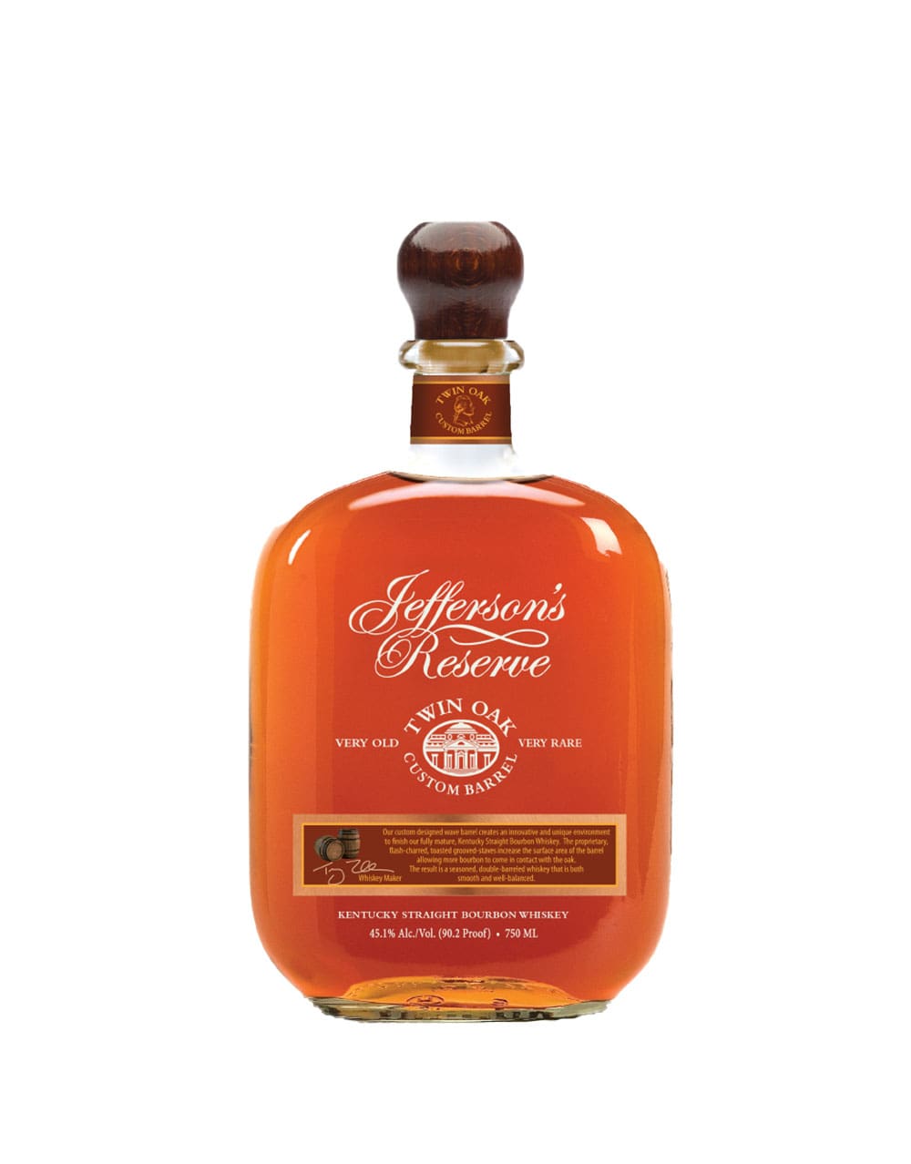 Jefferson's Reserve Twin Oak Kentucky Straight Bourbon Whiskey