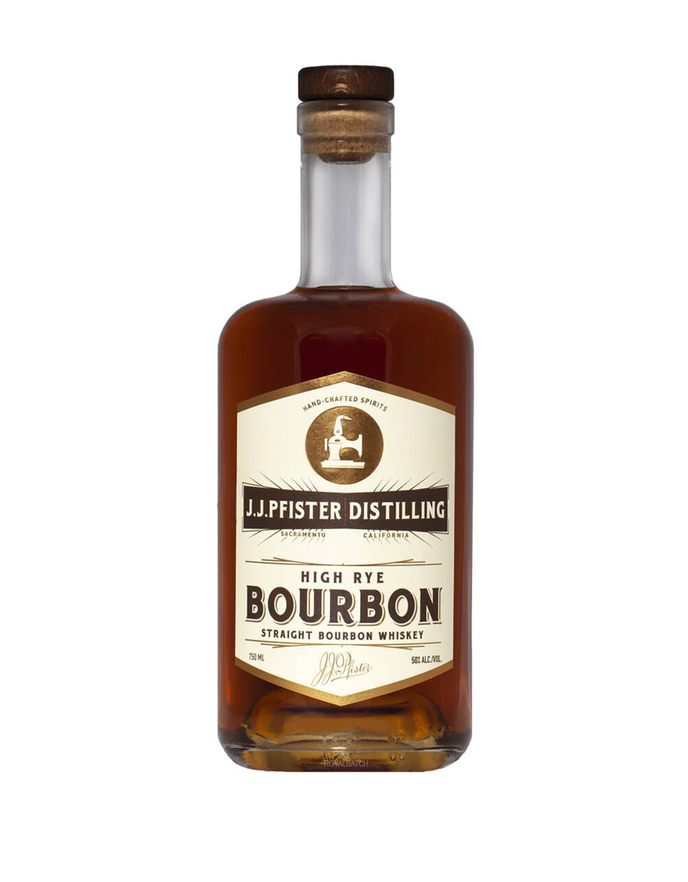 JJ Pfister High Rye Bourbon Whiskey