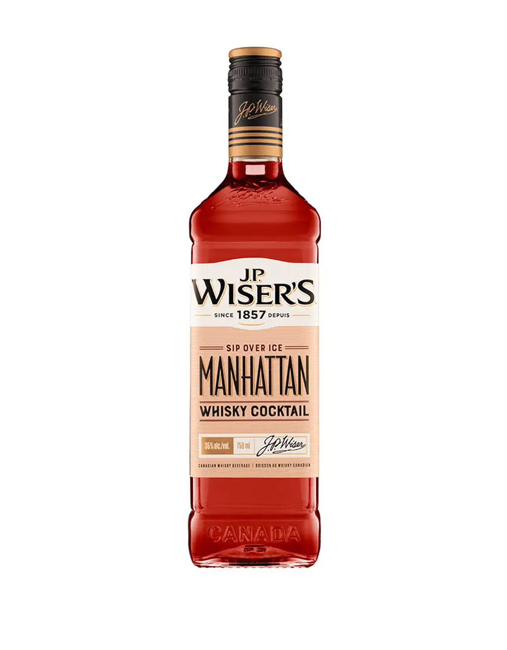JP Wisers Manhattan Canadian Whisky Cocktail