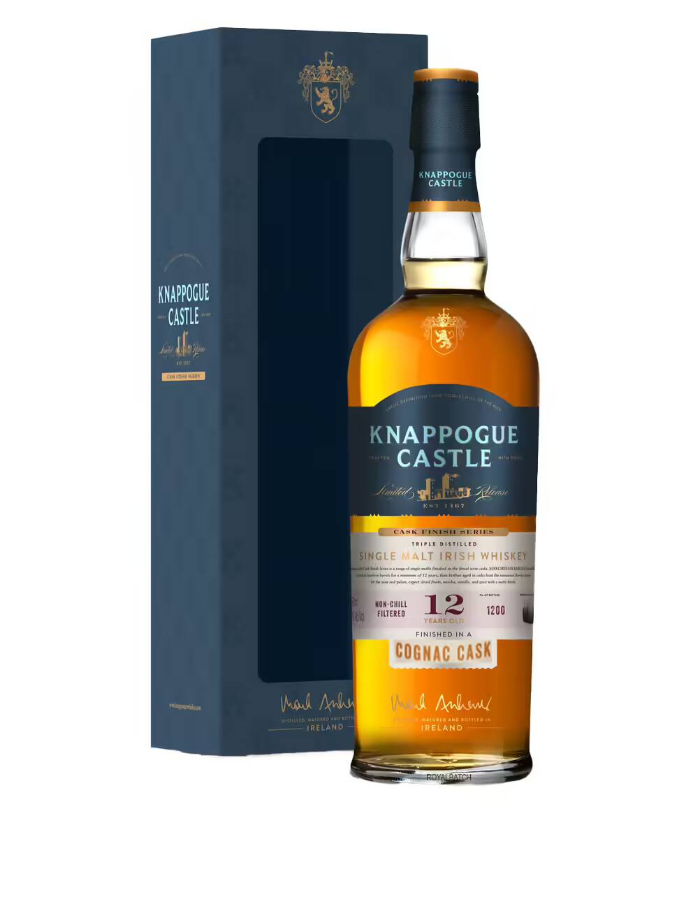 Knappogue Castle Cognac Cask 12 Year Old Single Malt Irish Whiskey