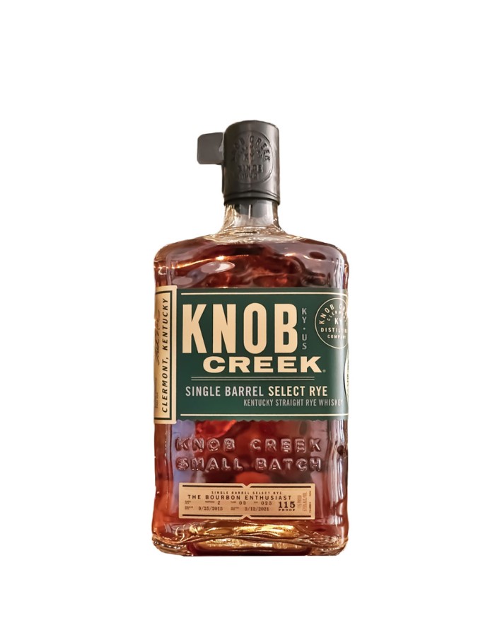 Knob Creek Private Select 6 Year Rye Whiskey
