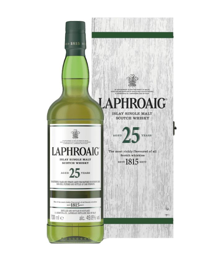 Laphroaig 25 Year Old Cask Strength Single Malt Whisky