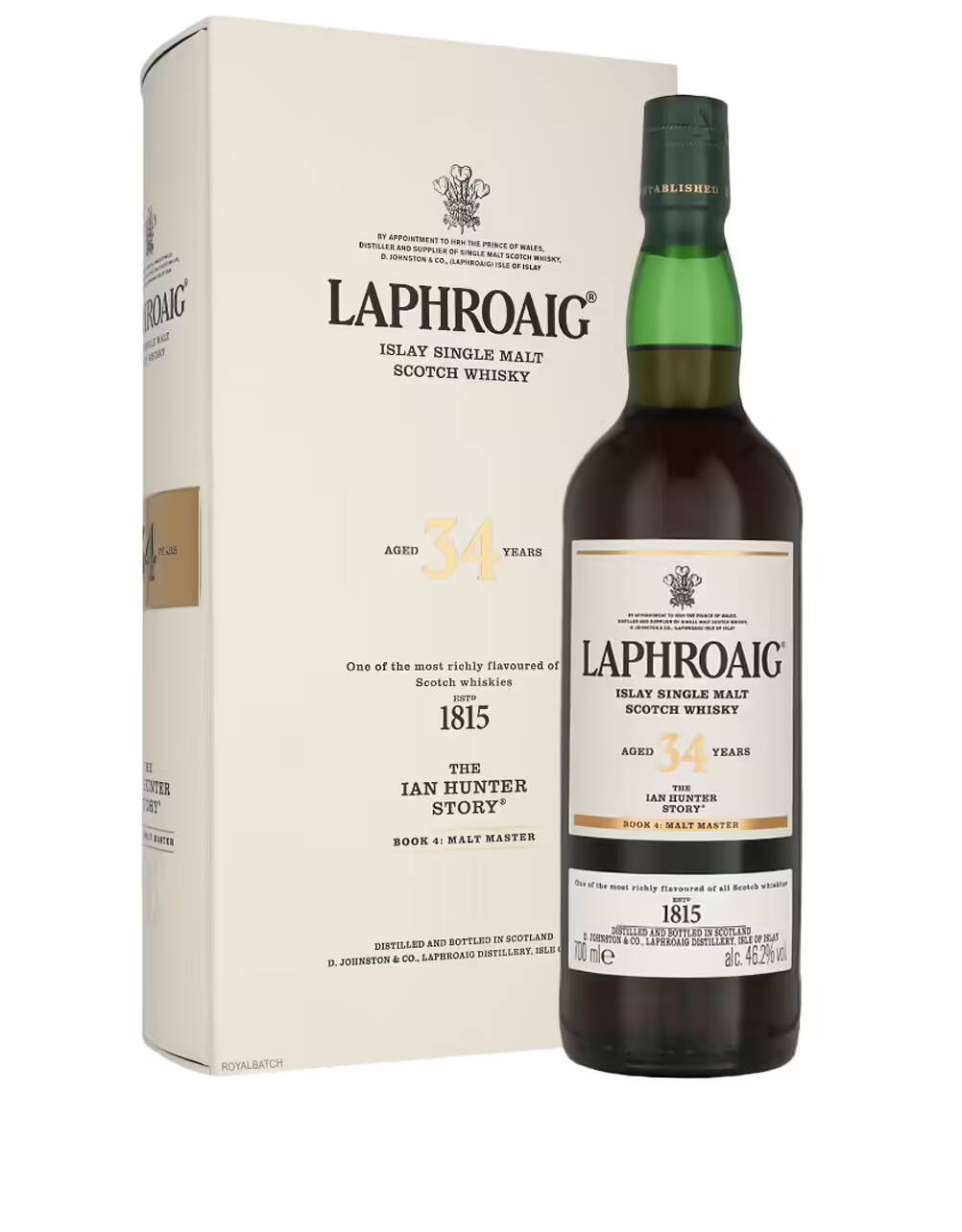 Laphroaig The Ian Hunter Story 34 Year Old Single Malt Scotch Whisky 
