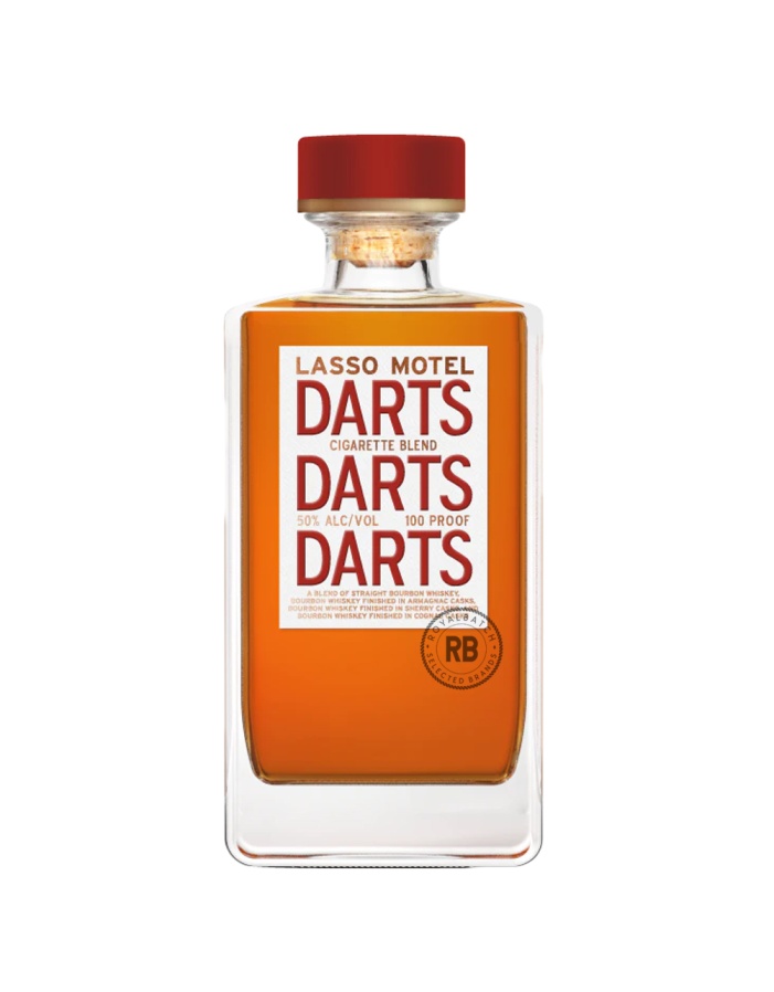 Lasso Motel Straight Bourbon Whiskey Cigarette Blend Finished in Armagnac Sherry and Cognac Casks